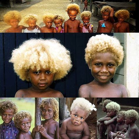 african blonde hair tribe